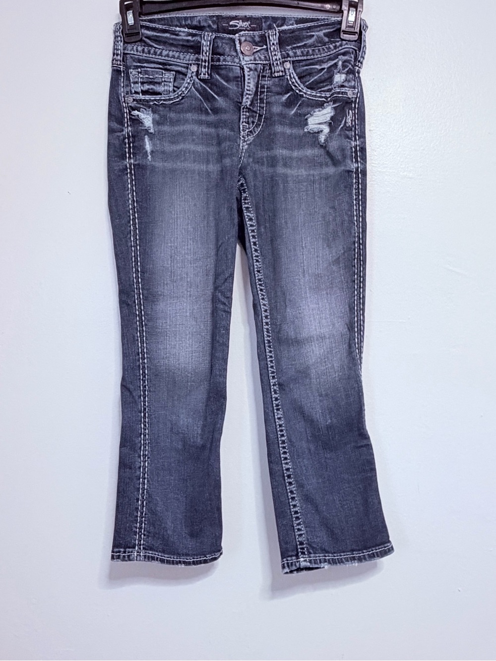 Silver Suki Mid Rise Capri Jeans W27/L22.5